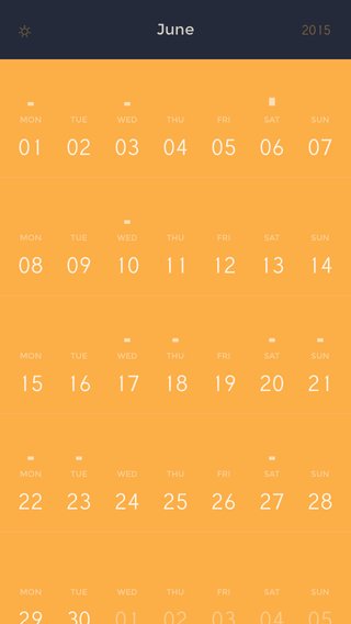 Peek Calendar